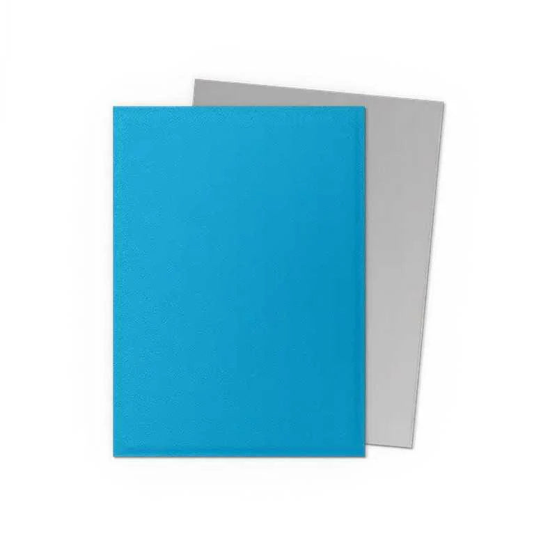 Dragon Shield Matte Dual Sleeves Standard Size -  Sky Blue & Silver (100)