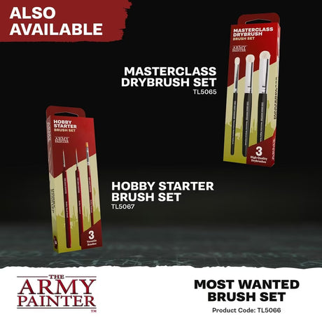 The Army Painter Most Wanted Brush Set