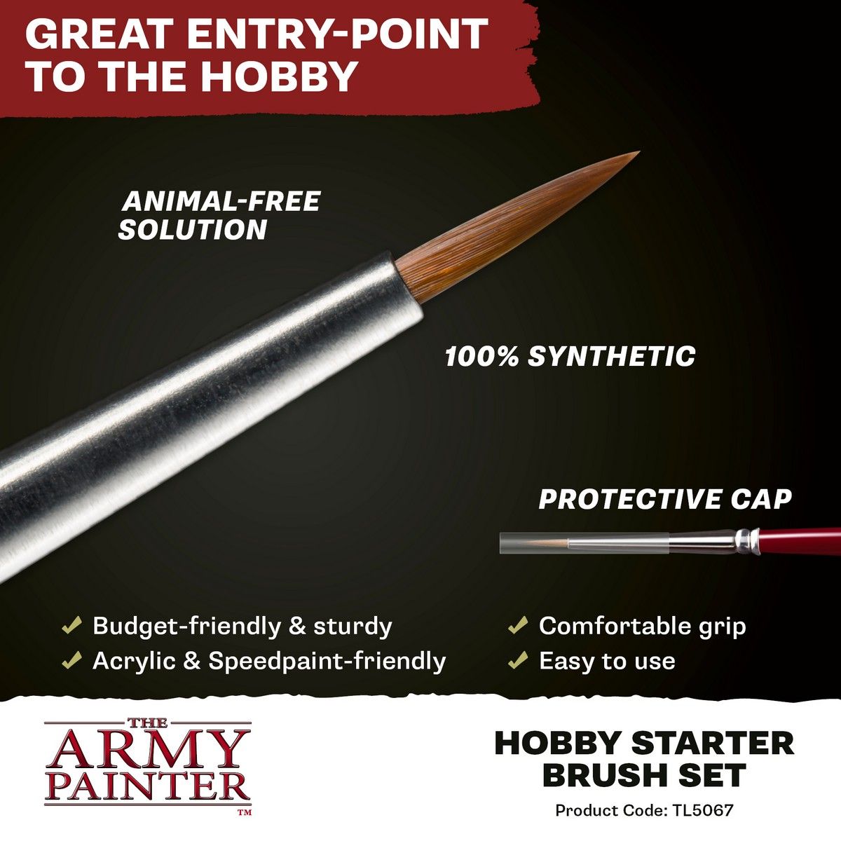 The Army Painter Hobby Starter Brush Set