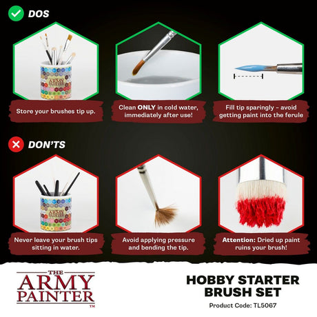 The Army Painter Hobby Starter Brush Set