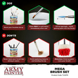 The Army Painter Wargames Mega Brush Set