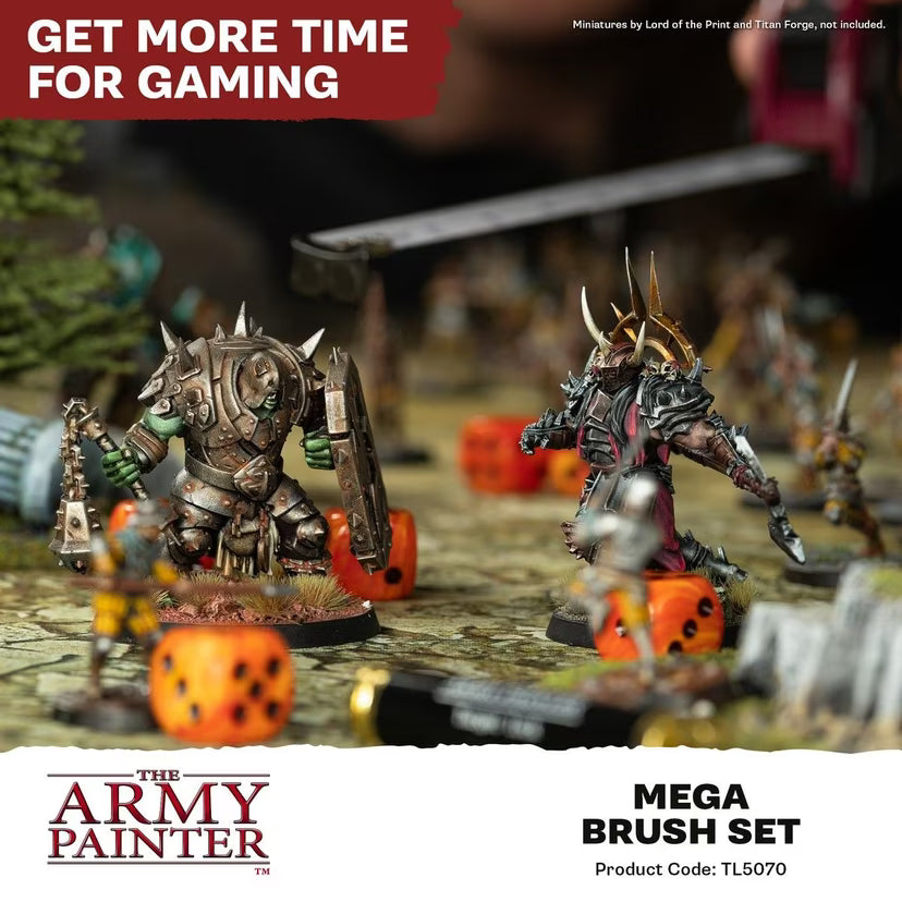 The Army Painter Wargames Mega Brush Set
