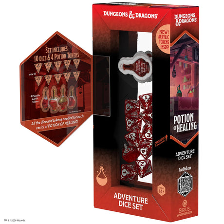 Dungeons & Dragons Adventure Dice by Sirius Dice: Potion of Healing