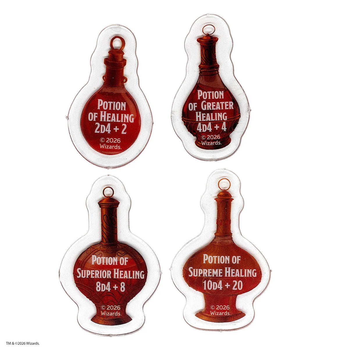 Dungeons & Dragons Adventure Dice by Sirius Dice: Potion of Healing