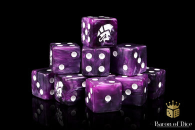 Baron of Dice Sci Fi Dice - Alien Dice Square Corner x25