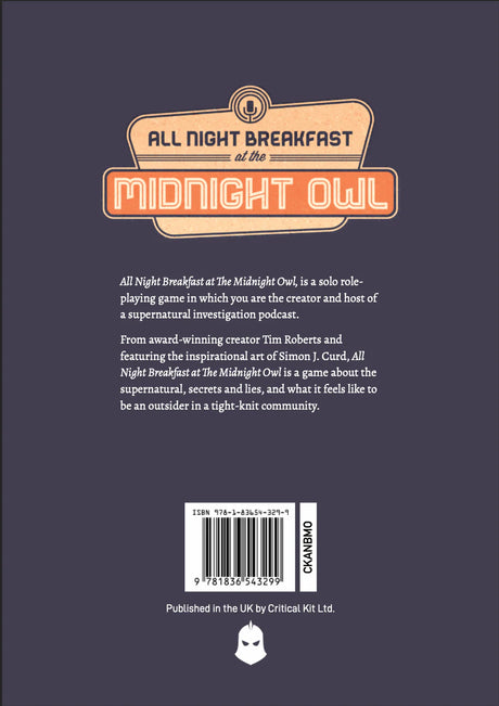 All Night Breakfast At The Midnight Owl Solo RPG