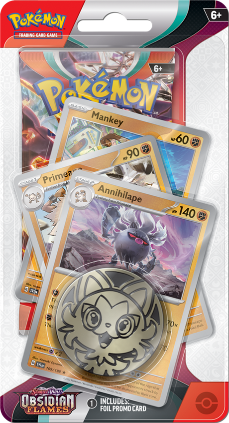 Pokemon TCG Scarlet & Violet 3 Obsidian Flames Checklane Blister