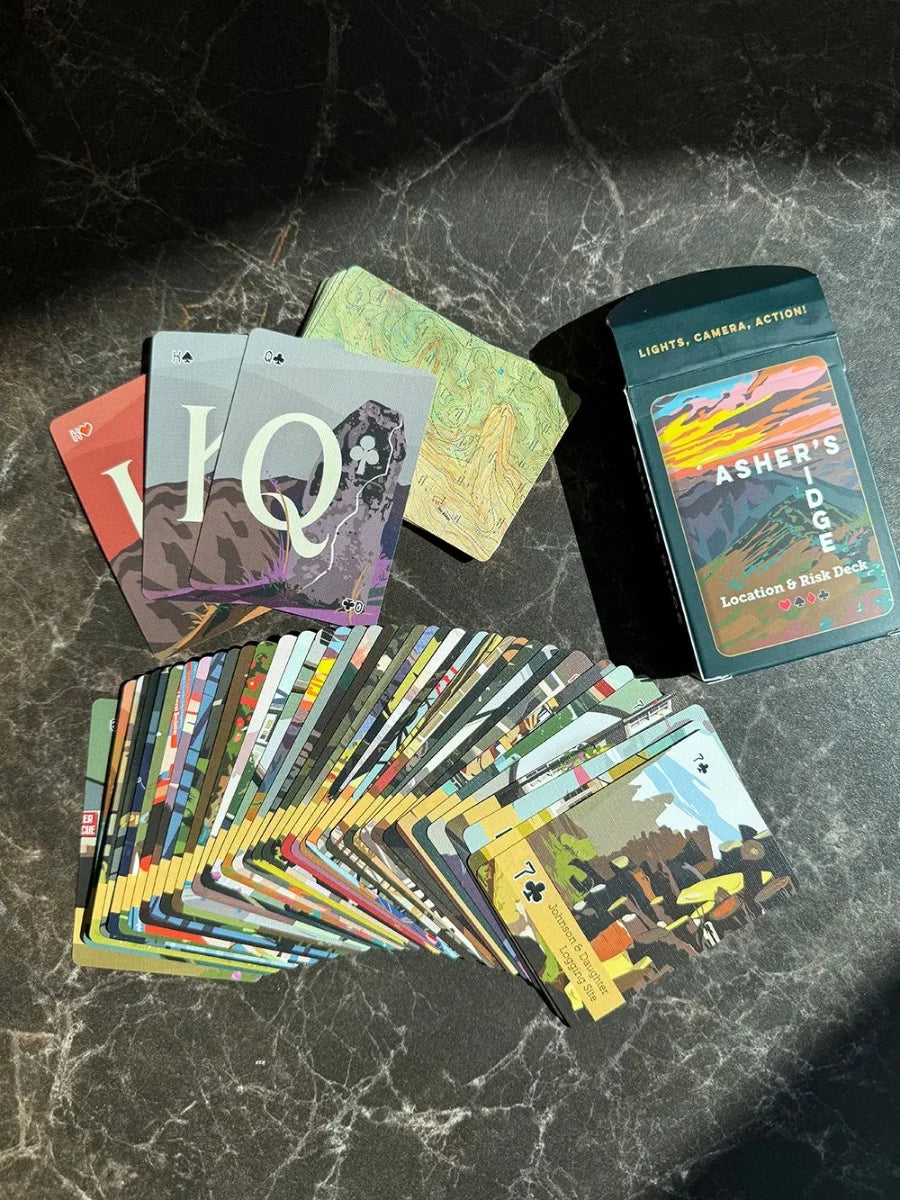 Asher's Ridge Location and Risk Deck