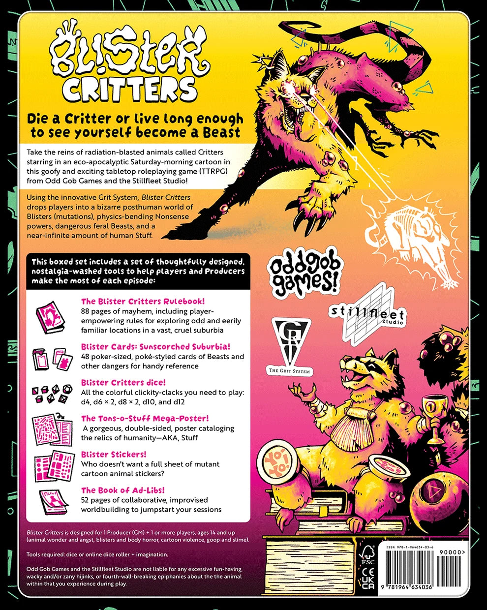 Blister Critters RPG Box Set
