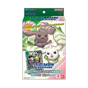Digimon kortspill avansert kortstokksett - dobbel typhoon st17