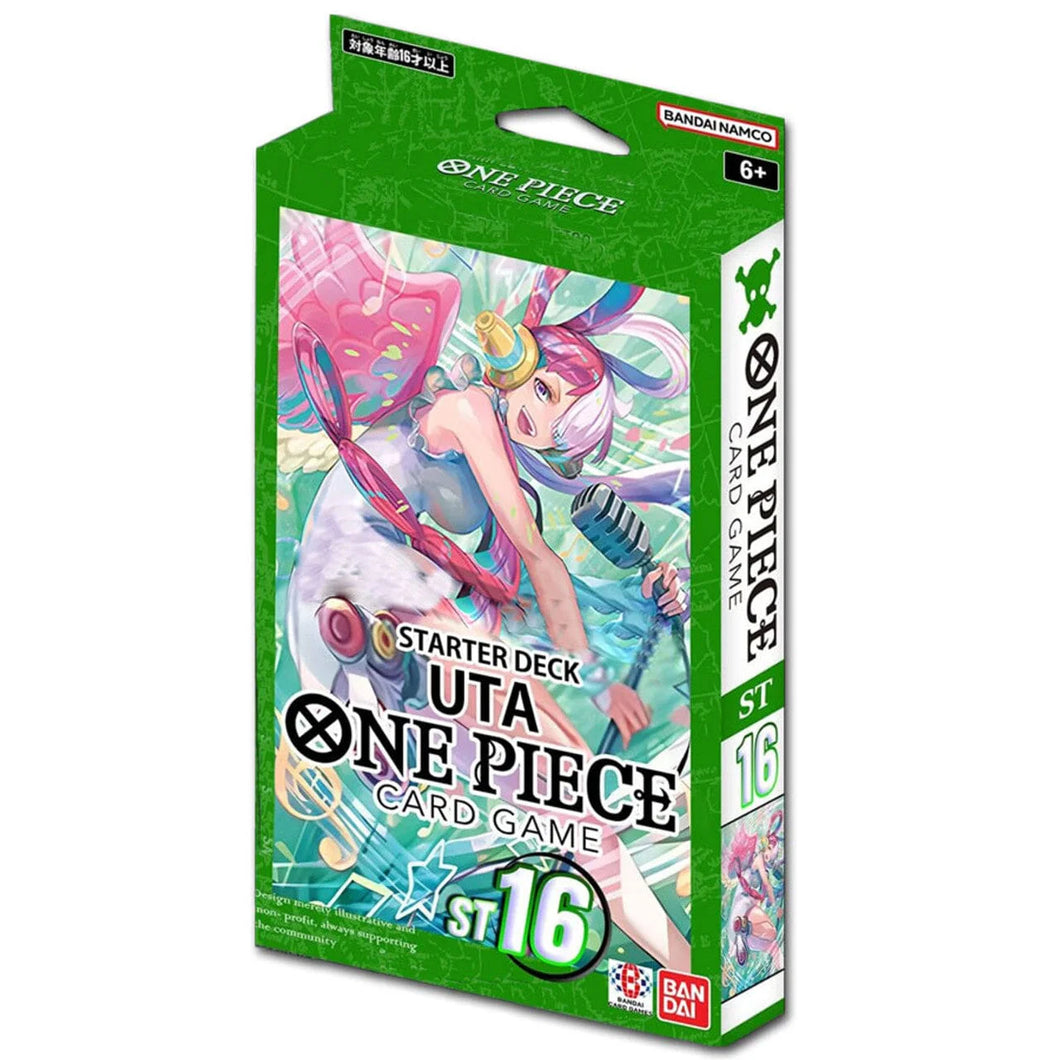one piece card game uta starter deck TCG: Exclusive super rare card featuring Uta from One Piece Film Edition One Piece Card Game: Starter