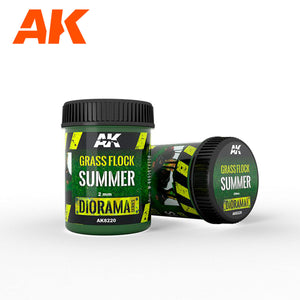 AK Interactive Grass Flock 2mm Summer