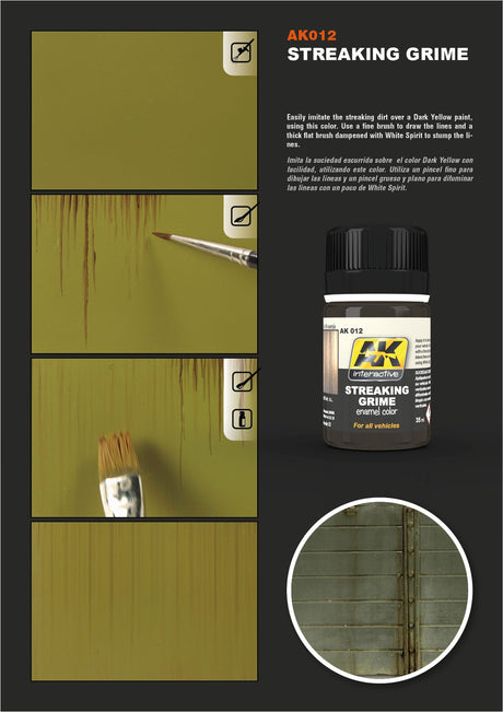 AK Interactive Streaking Grime 35ml