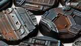 Gamers Grass Spaceship Corridor Bases 40mm