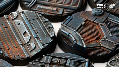 Gamers Grass Spaceship Corridor Bases 40mm