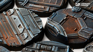 Gamers Grass Spaceship Corridor Bases 40mm