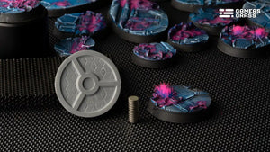 Gamers Grass Alien Infestation Bases 32mm