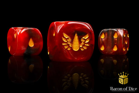 Baron Of Dice Blood Drop Dice X25