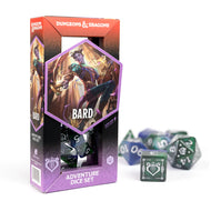 Dungeons & Dragons Adventure Dice by Sirius Dice: Bard - Blue & Green