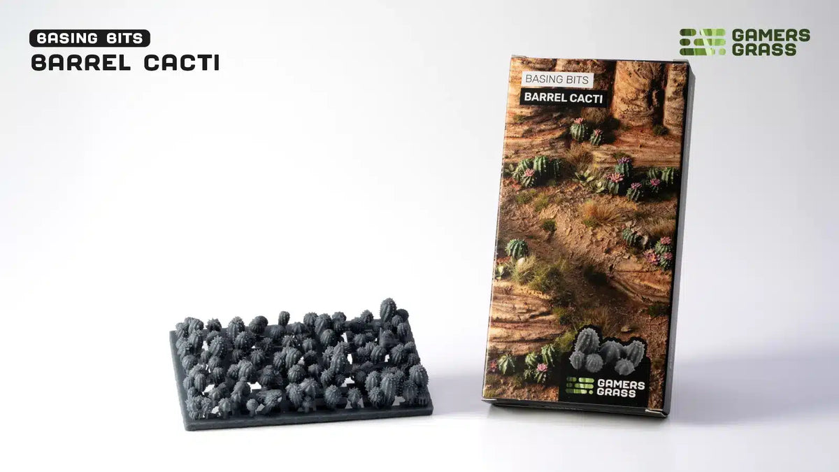 Gamers Grass Basing Bits Barrel Cacti