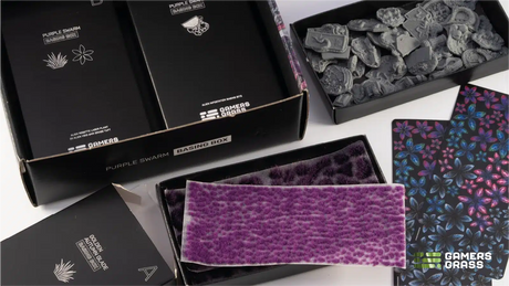 Gamers Grass Golden Purple Swarm Basing Box