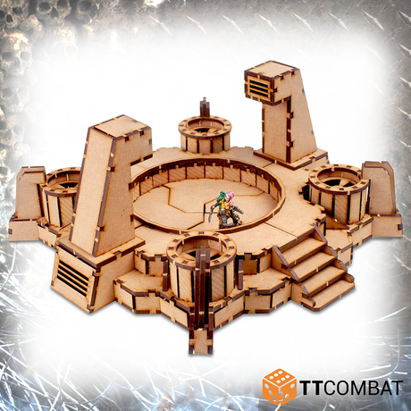 TTCombat Tabletop Scenics - Sci-fi Gothic Bolstered Factory