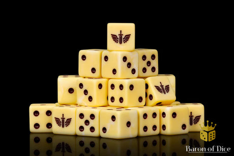 Baron Of Dice Broken Angels Square Corner 16mm Dice