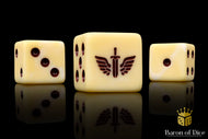 Baron Of Dice Broken Angels Square Corner 16mm Dice