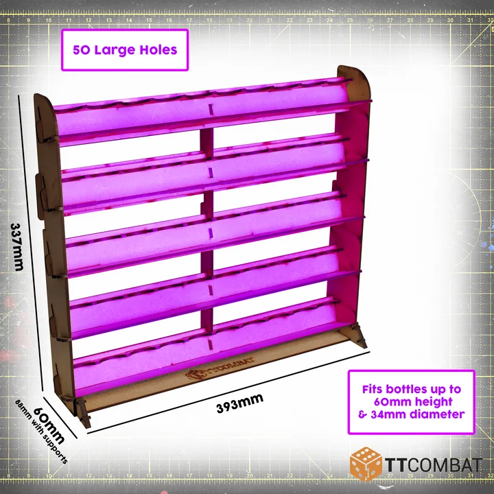 TTCombat Universal Colour Paint Rack 50