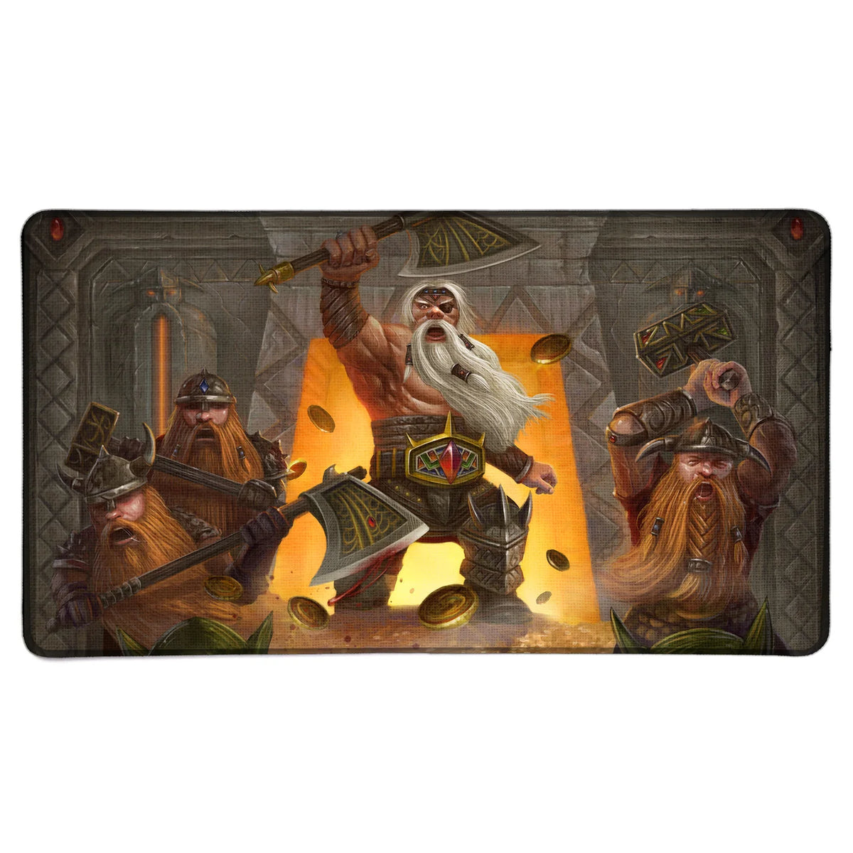 Baron of Dice Premium Oversized Playmat Dwarven Glory