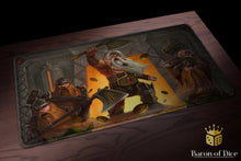 Load image into Gallery viewer, Baron of Dice Premium Oversized Playmat Dwarven Glory