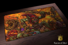 Load image into Gallery viewer, Baron of Dice Premium Oversized Playmat Ron Spencer Series Goblins Galore