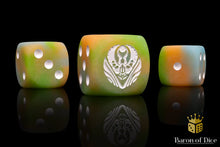 Load image into Gallery viewer, Baron of Dice: Conquest Weaver Courts Dice Square Corner x25