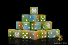 Load image into Gallery viewer, Baron of Dice: Conquest Weaver Courts Dice Square Corner x25