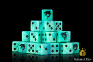 Baron Of Dice Carcharodon Dice Square Corner 16mm Dice X25