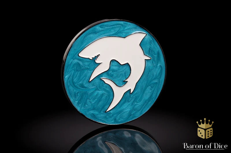 Baron Of Dice 40mm Objective Coin Shark
