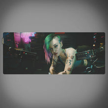 Load image into Gallery viewer, Cyberpunk 2077 Desk Mat - Judy Alvarez