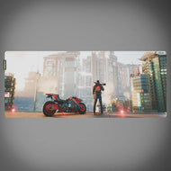 Cyberpunk 2077 Desk Mat - Night City Views