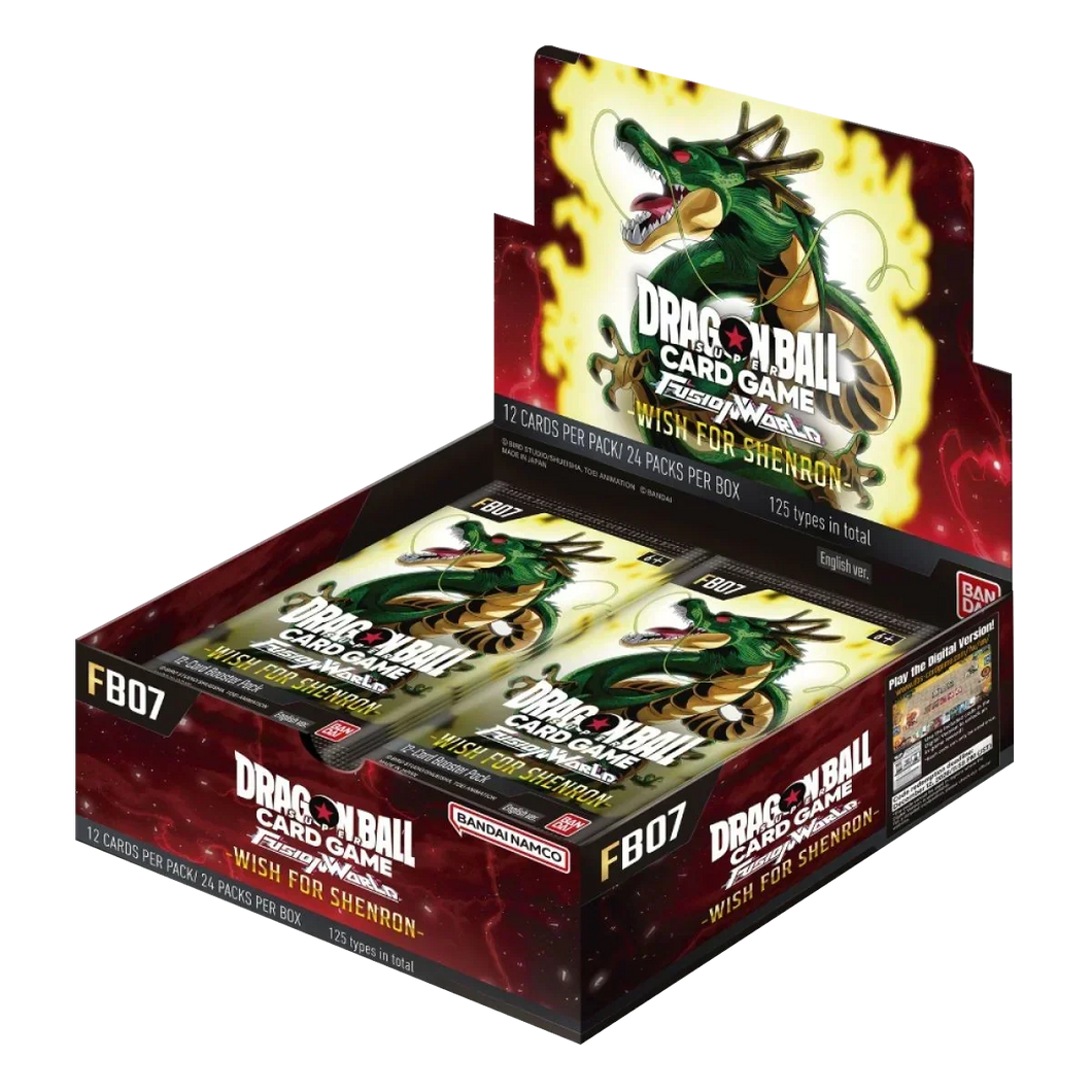 Dragon Ball Super Card Game Fusion World - Wish for Shenron (FB07) Booster Box