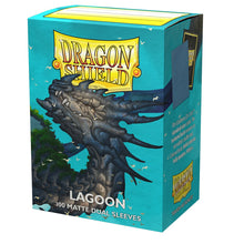 Load image into Gallery viewer, Dragon Shield Dual Matte Sleeves Standard Size 'Saras' - Lagoon (100)