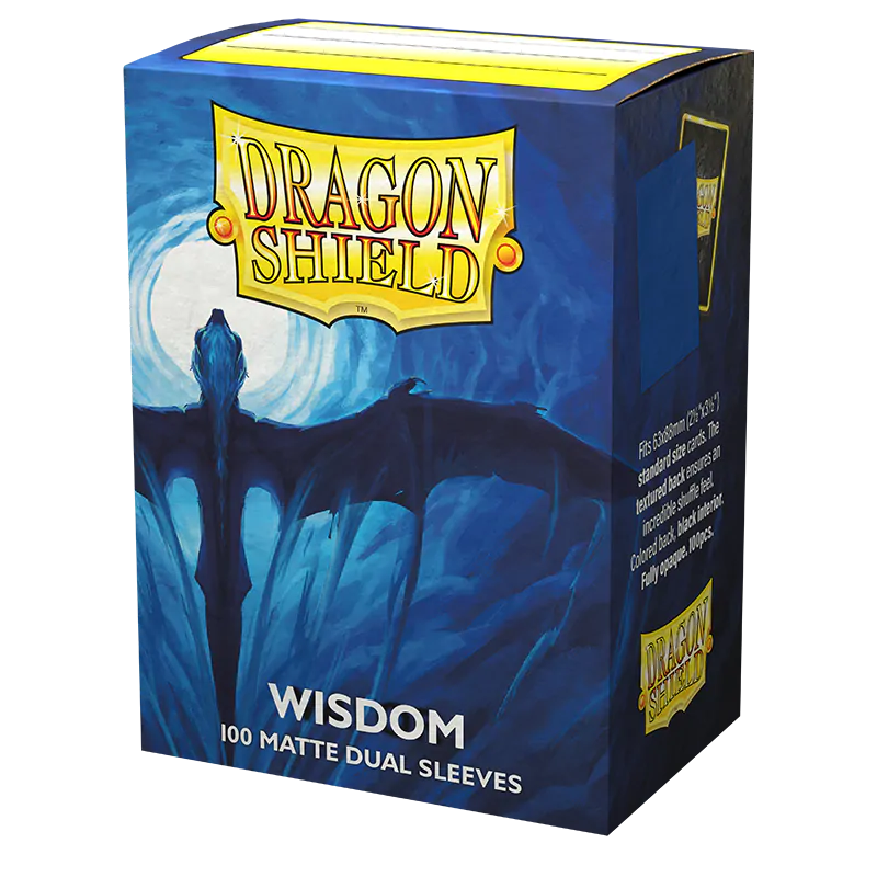 Dragon Shield Dual Matte Sleeves Standard Size 'Return' - Wisdom (100)