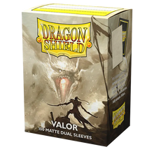 Load image into Gallery viewer, Dragon Shield Dual Matte Sleeves Standard Size 'Rowan' - Valor (100)