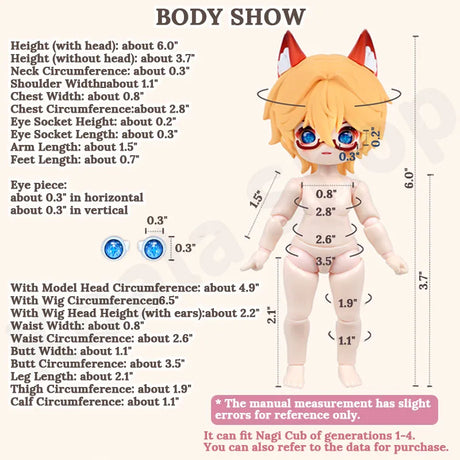 NAGI Illusory Realm Series 1/12 MJD Action Figure Blind Box