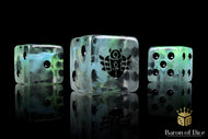 Baron Of Dice Day Day Of The Dead Scarab Square Corner 16mm Dice X25