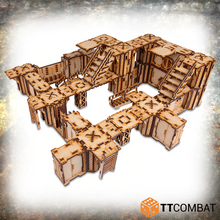 Laden Sie das Bild in den Galerie-Viewer, TTCombat Tabletop Scenics – Iron Labyrinth Death Quadrant Complex