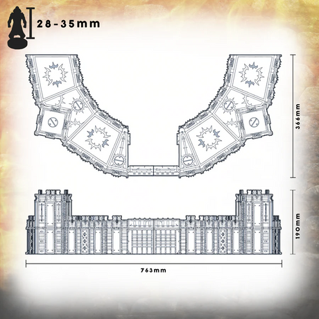 TTCombat Tabletop Scenics - Daemon Citadel