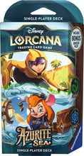 Load image into Gallery viewer, Disney Lorcana TCG: Azurite Sea Genius Reinvented Starter Deck (Emerald/Sapphire)