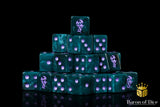 Baron Of Dice Dreaded Ones Square Corner 16mm Dice X25