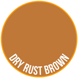Two Thin Coats Dry Rust Brown