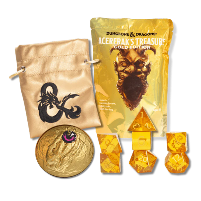 Dungeons & Dragons by Sirius Dice: Acererak's Treasure Pack - Gold Edition Blind Bag